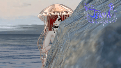 ╭┈ヾJenna, The Jellyfish 🪼 | GOGOLOCO | VRCFURY | SPS + TPS | PHYSBONES | Personal License Only | Face Tracking (VRCHAT) | PC + QUEST - DippinDotty