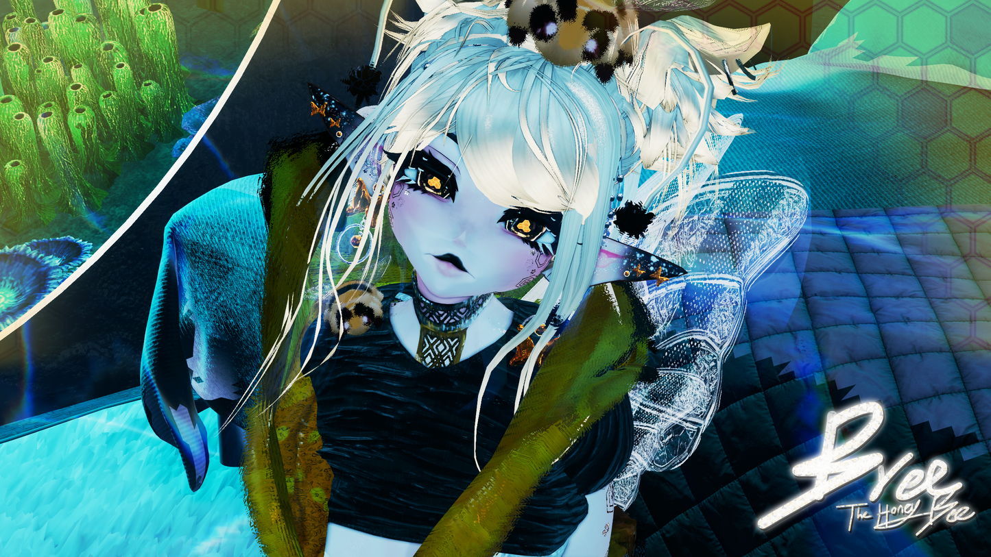 ╭┈ヾBree, The Honey Bee 🐝| VRCFT | PC + QUEST + OPT