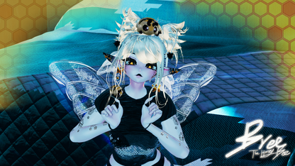 ╭┈ヾBree, The Honey Bee 🐝| VRCFT | PC + QUEST + OPT