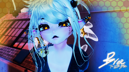 ╭┈ヾBree, The Honey Bee 🐝| VRCFT | PC + QUEST + OPT