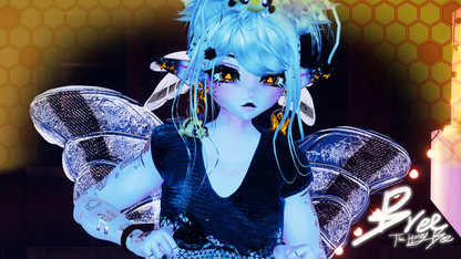 ╭┈ヾBree, The Honey Bee 🐝| VRCFT | PC + QUEST + OPT