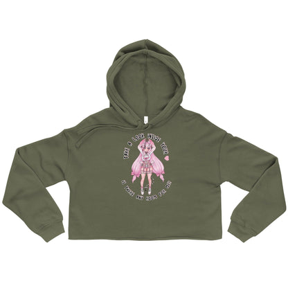 'Flora' Crop Hoodie - DippinDotty