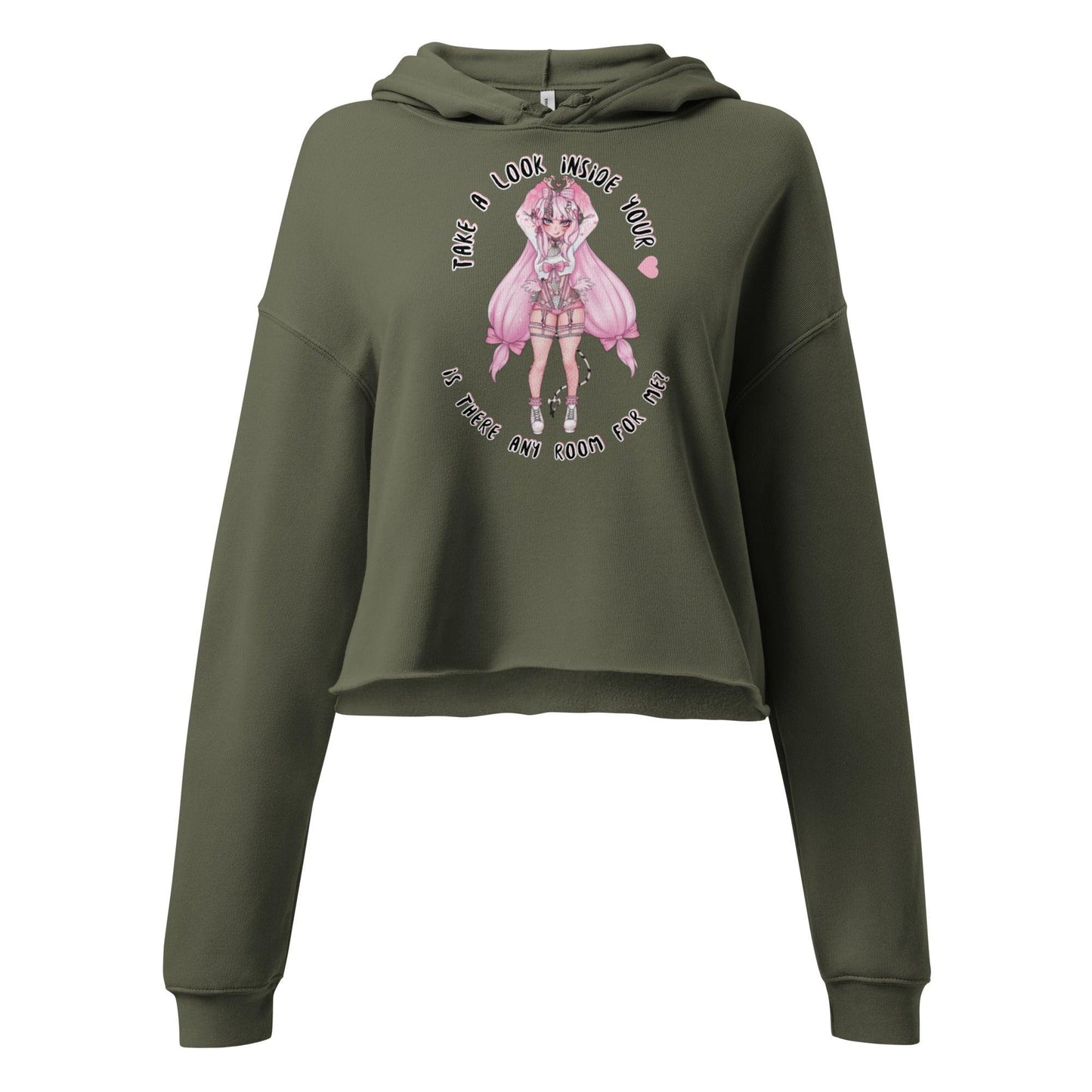 'Flora' Crop Hoodie - DippinDotty