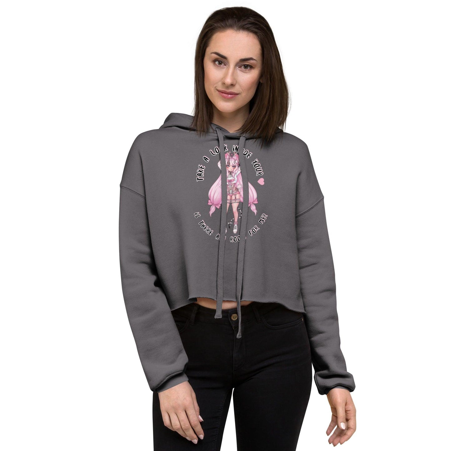 'Flora' Crop Hoodie - DippinDotty