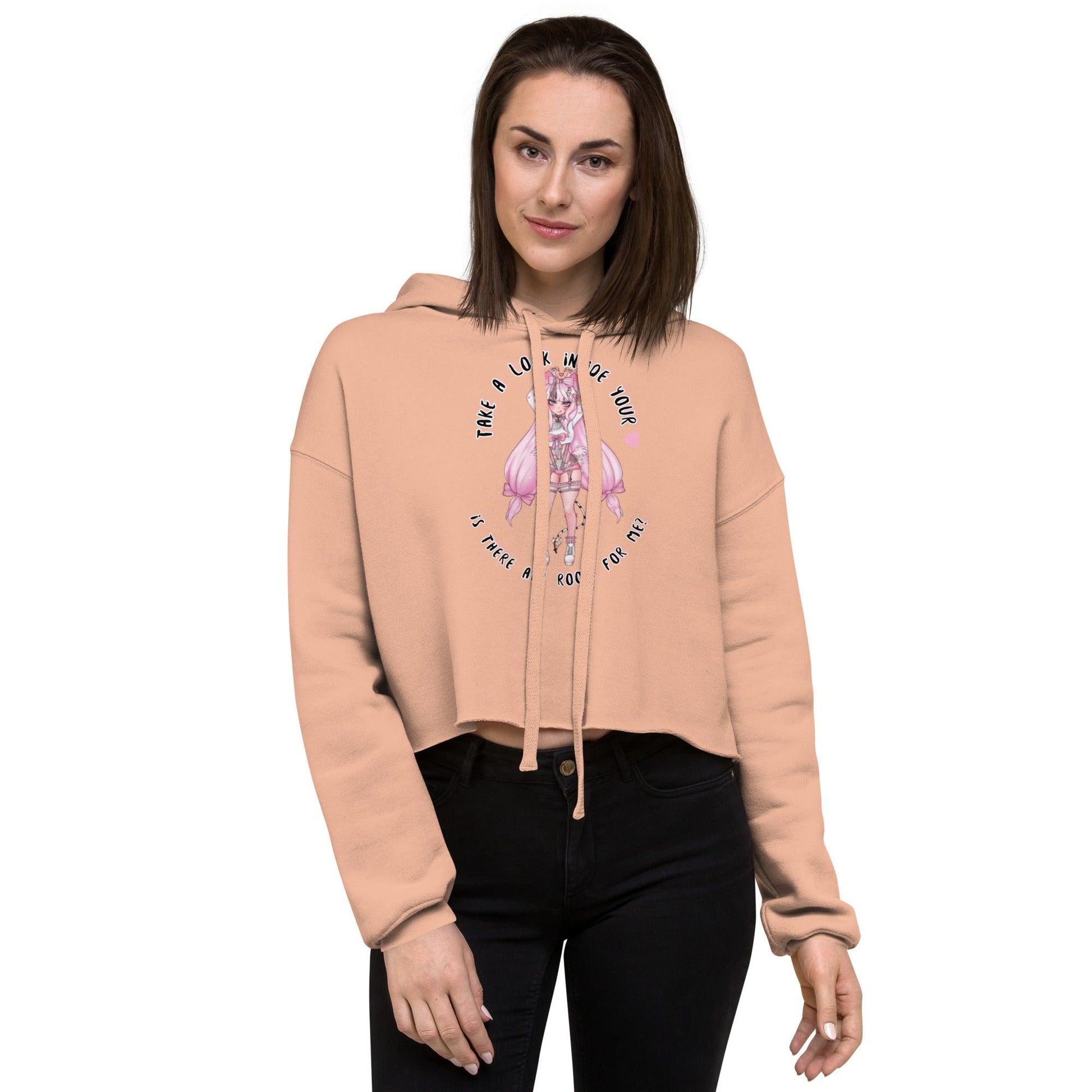 'Flora' Crop Hoodie - DippinDotty