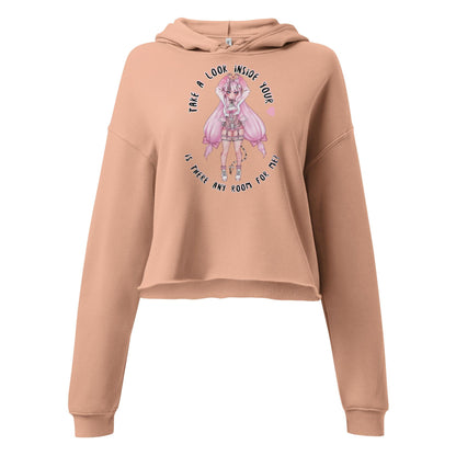 'Flora' Crop Hoodie - DippinDotty