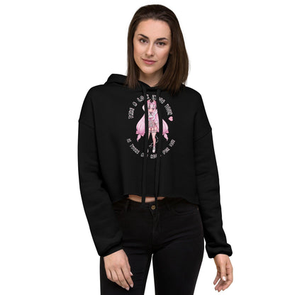 'Flora' Crop Hoodie - DippinDotty