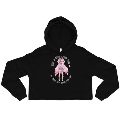 'Flora' Crop Hoodie - DippinDotty