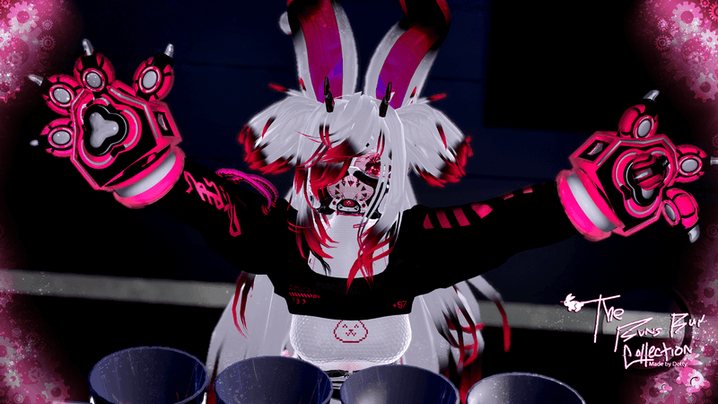 ╭┈ヾCyber Blankie, The Cyborg Bunny 🎧 🐇 | GOGOLOCO | VRCFURY | SPS + TPS | PHYSBONES | Personal License Only | PC + QUEST - DippinDotty